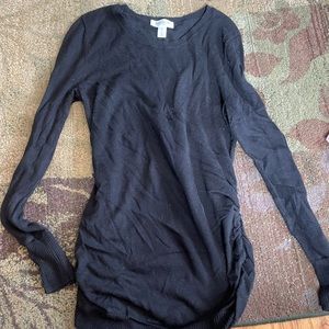 Black maternity sweater